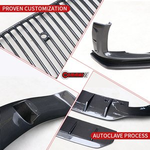 Kit carrosserie pour Bentley Continental GT style MSY en fibre de carbone sèche : diffuseur avant et arrière, jupes latérales, calandre principale, aileron arrière - Product Image 3
