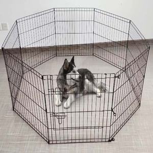 8 Paneel 76*76Cm Hondenbox, Draagbare Oefening Hondenhondenhok/Omheining <span class=keywords><strong>Puppy</strong></span> Box Hond Speelpen Welp Huisdieren En Kleine Dieren - Product Image 1