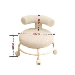 Swivel-wheel <b>Small</b> Stool Home-use <b>Sliding</b> Low for Children Use Hiking - Product Image 6