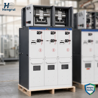 Système d'unité de distribution annulaire (RMU) SF6 sans entretien RM6-12 12kV 630A, système de distribution d'énergie, système de panneaux d'armoires sous pression IP4X