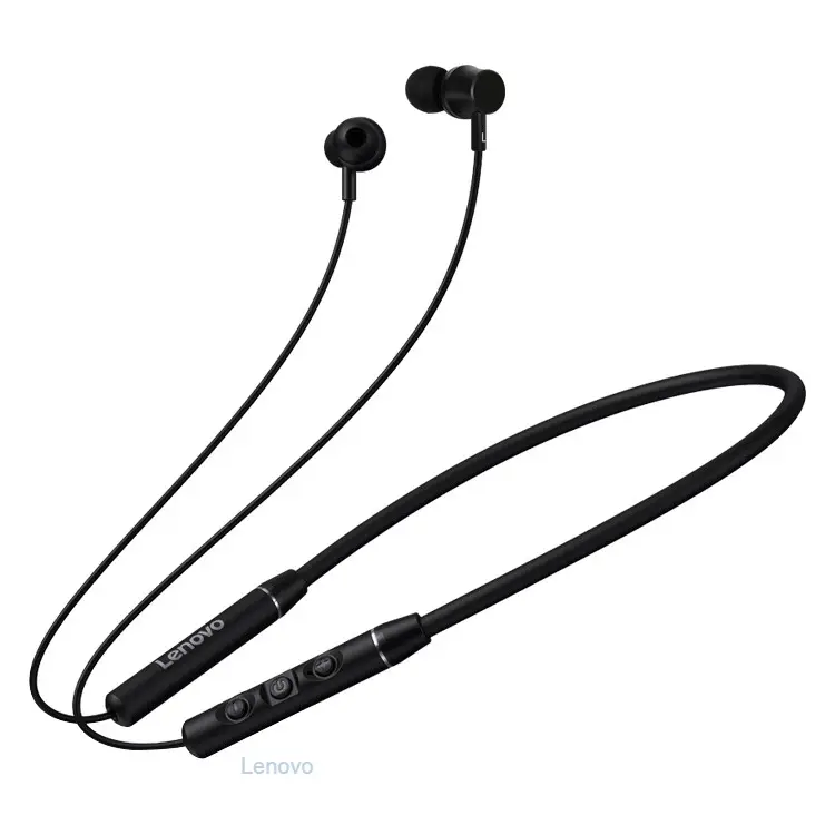 Lenovo QE03 V5.0 Wireless Neckband BT Earphones Noise-canceling Headphones Sport TWS Aviation Headset