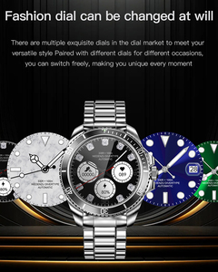 Montre connectée intelligente pour homme, écran AMOLED, affichage nocturne, chargeur sans fil IP68, NFC, sport, smartwatch - Product Image 3