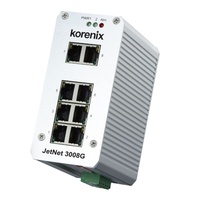 Commutateur industriel Fast Ethernet 8 ports Korenix JetNet1 3008