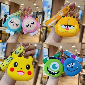Dessin animé porte-monnaie porte-clés Mini étudiant cartable pendentif petite impression numérique pour enfants en gros - Product Image 4