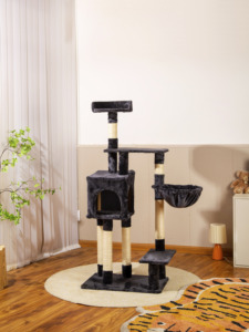 Meilleur <span class=keywords><strong>prix</strong></span>, <span class=keywords><strong>arbre</strong></span> à <span class=keywords><strong>chat</strong></span> personnalisé en fausse fourrure, griffoir, maison, poteau à gratter pour chats, <span class=keywords><strong>arbre</strong></span> à grimper - Product Image 1