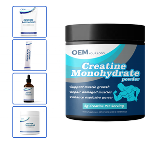 Creatina Monohidrato en Polvo de Alta Calidad, Empaque Personalizado de Fábrica, Múltiples Diseños de Etiquetas, Opciones de Botella y Caja, MOQ Flexible - Product Image 1