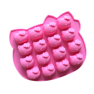 001 16 <span class=keywords><strong>Moule</strong></span> de cuisson en forme de tête de chat, <span class=keywords><strong>moule</strong></span> à gâteau sandwich au <span class=keywords><strong>chocolat</strong></span>, <span class=keywords><strong>moule</strong></span> à bougie d'aromathérapie, <span class=keywords><strong>moule</strong></span> à bonbons en forme de chat - Product Image 2