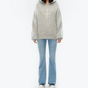 Vente en gros Sweat à capuche pour femme en coton épais, sans cordon de serrage, coupe oversize, avec logo imprimé numérique personnalisé - Product Image 1