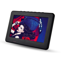 7-Zoll Tragbarer Mini Digitaler Farb-Analog-LED-Fernseher DVB-T DVB-T2 Wiederaufladbarer Fernsehplayer mit TFT-LED-Bildschirm