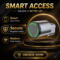 Ttlock Tuya App Déverrouiller Serrure À Cylindre Électronique Intelligente IP65 Étanche Smart Code Mot De Passe IC Carte Cylindre De Serrure
