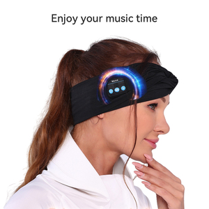 Música Blue Tooth Diadema Auriculares para hombres y mujeres Yoga Correr Deportes Wireless Headscarf Head Wrap Sleeping Eye Patch Mask - Product Image 5