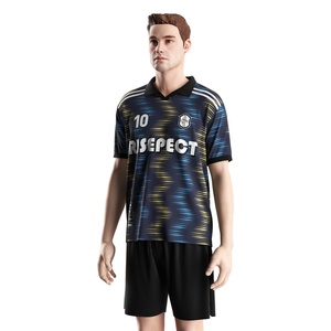 เสื้อฟุตบอลคอปกโปโลแบบกระดุมเดียว พร้อมผ้าตาข่ายระบายความชื้น ผ้าถักแห้งเร็ว และตัวเลือกวัสดุแบบกำหนดเอง - Product Image 2