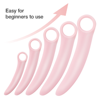 Ensemble de 5 dilatateurs vaginaux et anaux en silicone ultra-doux, étanches, pour un confort progressif de dilatation anale, jouets sexuels pour couples