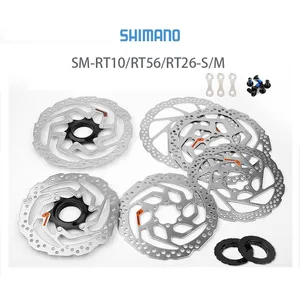 SHIMANO DEORE SM RT56 RT26制动盘6螺栓山地自行车盘M610 RT56 M6000制动盘160毫米180毫米MTB RT56 RT26 ROTOS