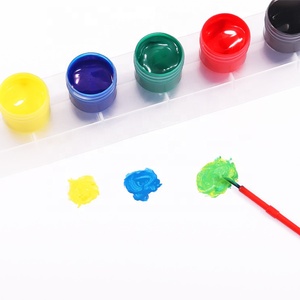 Ensemble de pigments Foska, boîte de <span class=keywords><strong>gouache</strong></span> <span class=keywords><strong>liquide</strong></span>, pigments lavables en plastique pour designers, peinture à la tempère, 6 couleurs vibrantes, ensemble de peinture de 22 ml pour enfants - Product Image 4