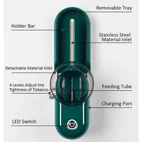 Machine à rouler les cônes électriques LH Modèle 075 Chargeur automatique Portable Pré-roulé Cônes Remplissage Tabac Fumer King Size 65MM