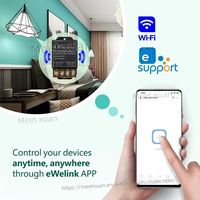 Interrupteur relais intelligent WiFi haute puissance WeLink 30A - Contrôle à distance sans fil via APP/Alexa/Google Home |   Minuterie et automatisation DIY