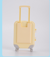 Mini valise paquet faux cils de vison Logo personnalisé emballage boîtes de rangement vides en plastique de bonbons miniatures