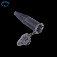 Tube à centrifuger/transpirqueur translucide de 1,5 ml en PP à fond conique pour usage en laboratoire