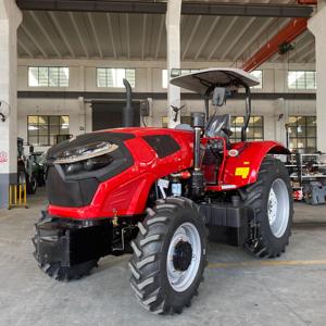 Hot-selling 4WD wheeled plowing tractor, 80HP, strong power, landscaping tractor - Product Image 4