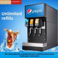 Distributeur de boissons gazeuses entièrement automatique, à préparation fraîche, modèle KLJ-30, puissance 2000W ; pour sirops de jus Sprite Fanta