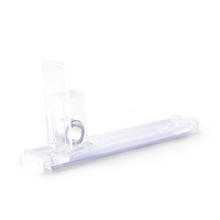 Botellas inteligentes transparentes para supermercado, sistema divisor de estantería de plástico