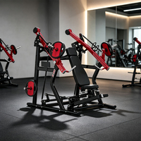 Presse à pectoraux inclinée professionnelle pour musculation, équipement d'entraînement de puissance, machine de fitness pour salle de sport avec charge par plaques