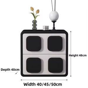 Прикроватная тумба из массива дерева с 2 ящиками: прочная и экологичная, для хранения вещей в спальне - Product Image 2