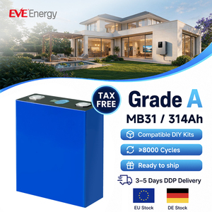EVE UE STOCK <span class=keywords><strong>Precio</strong></span> MB31 Venta al por mayor Batería Lifepo4 3,2 V 314Ah Sistema inversor híbrido Bms Paquete de batería de iones de litio Lifepo4 - Product Image 1