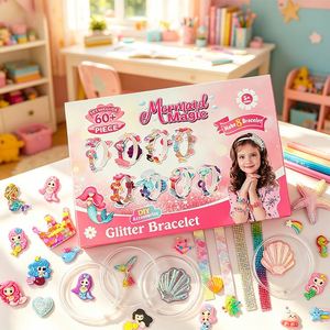 Designer Hairband <b>Bracelet</b> Kit Kids <b>Cute</b> Head Hoop DIY Bow Flower Star Accessories Birthday Favor Wholesale Pack - Product Image 6