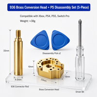 Pointe de fer à souder pour joystick avec adaptateur pour manettes PS4/PS5, Xbox et Switch, alignement de précision multi-trous