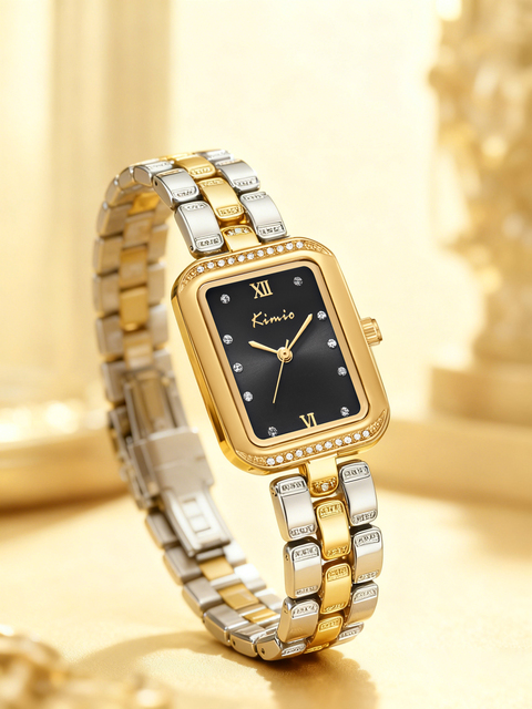 OEM Vintage Women's Quartz Movement Waterproof Watch with Alloy Case Relogio Gold Ladies Watch