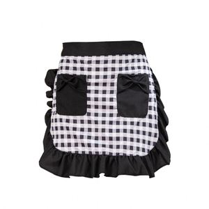 Tablier de cuisine Love Potato avec poches, tablier mi-long tendance pour la cuisine, le restaurant, le bistrot, pour fille et femme - Product Image 1