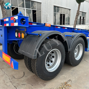 <span class=keywords><strong>Remorque</strong></span> squelette de 20 pieds à haute efficacité pour le chargement et le déchargement de conteneurs de transport - Product Image 3