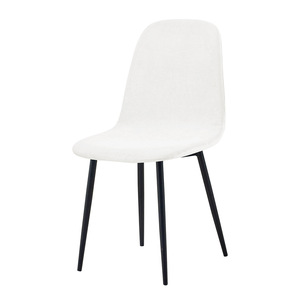 Chaise de salle à manger confortable en tissu velours au design moderne, sans accoudoirs, rembourrée et douce - Product Image 6