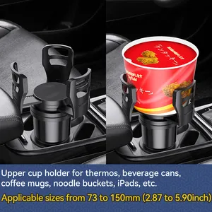 Car Drink Holder Full New PC Amazon Hot Auto Front Seat 360 Rotate Instant Noodles Bowl Coffee Water Cup Bottle Can Drink Storage Car Cup Holder