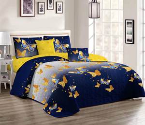 Juego de Colcha de Microfibra con Diseño Floral de Estilo Nuevo 2022, Juego de 3 Piezas de Chenilla Tejida <span class=keywords><strong>a</strong></span> Crochet para Camas Dobles para Uso Doméstico - Product Image 2