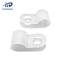 Prix de gros 1/4 pouces R Type Serre-câble P Type Clips de câble en plastique et nylon Serre-câbles électriques