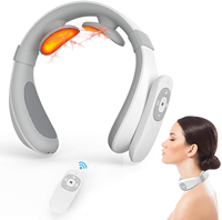 Masajeador eléctrico inteligente Tens para aliviar el dolor, dispositivo de masaje de cuello sin cable, con 6 modos y 15 niveles