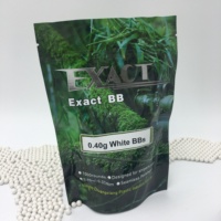 Billes bb de gaz blanc d'airsoft de 6mm 0.40