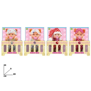Muñeca Bebé Piccini Belli con Chupete y Gorro 29x20x9 Cm para Juego Infantil - Product Image 1