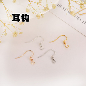 Crochets d'oreilles en métal argenté pour la fabrication de bijoux, accessoires DIY, apprêts, crochet à ressort de 9 mm avec boucle pour boucles d'oreilles, artisanat - Product Image 5