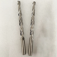 Foret étagé en carbure à 3 cannelures pour refroidissement, forets en carbure pour machines-outils