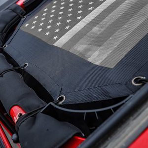 Mesh Sunshade UV Protection 2 Door Durable Polyester Top Roof <strong>Cover</strong> for <strong>Jeep</strong> Wrangler JK - Product Image 5