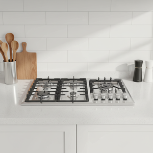 <span class=keywords><strong>Cuisinière</strong></span> à <span class=keywords><strong>gaz</strong></span> encastrable à cinq brûleurs en acier inoxydable avec efficacité énergétique de classe A, fonctionnement sur batterie pour hôtel et usage domestique - Product Image 6