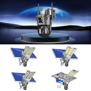 <span class=keywords><strong>Camera</strong></span> quan sát kép <span class=keywords><strong>Camera</strong></span> ứng dụng điều khiển IP65 không thấm nước nhà vườn giám sát an ninh ánh sáng ngoài trời năng lượng mặt trời ánh sáng đường phố với máy ảnh - Product Image 1