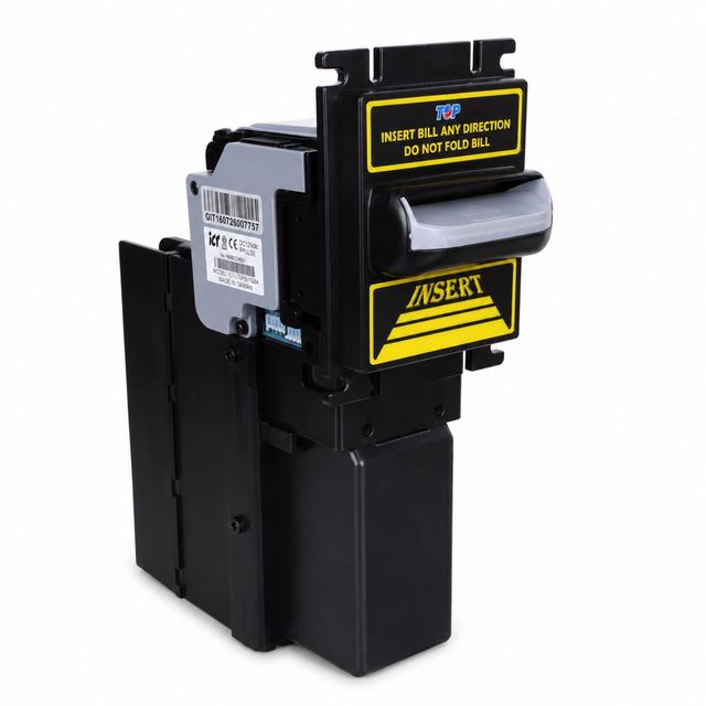 Commercial Bill Reader Banknote Validator Payment Accessory With Cash Box for Arcade Game Machines