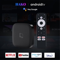 HakoPro S905Y4 2GB8GB 4GB 32GB Amlogic S905y4 Wifi Dual 5.0 Real 4K Android 11 Control Remoto por Voz Certificado por Google Smart TV Box