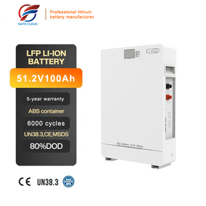 51.2V 100AH Solar Hybrid Grid Home Energy Storage Wall-<b>Mounted</b> Lithium <b>Battery</b> 5KWh 10KWh CAN Communication 5000 Cycles FTX48100 - Product Image 2