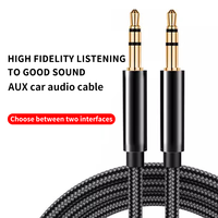 Câble d'extension audio tressé en nylon pour prise jack 3,5 mm TRS TRRS, adaptateur pour musique et appels